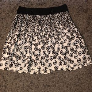 Three pink hearts flower skirt